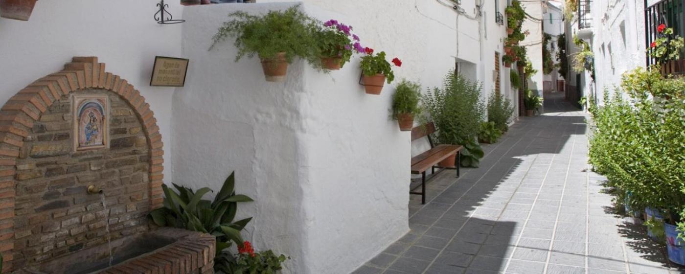 La Casa De La Plaza Appartement Guejar Sierra Buitenkant foto